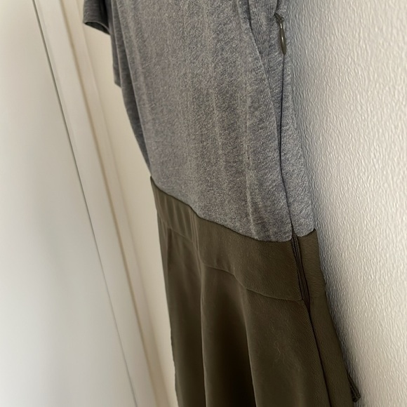 3.1 Phillip Lim Handkerchief Midi Dress Women’s‎ Size 4 Wool Fir Green Gray - Picture 10 of 15